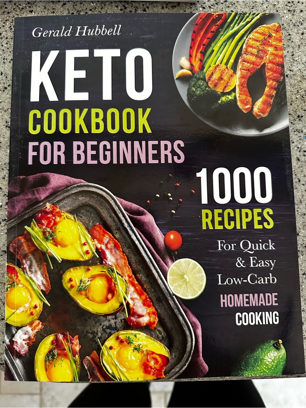 Keto Cookbook for Beginners by - Black & Green Cover